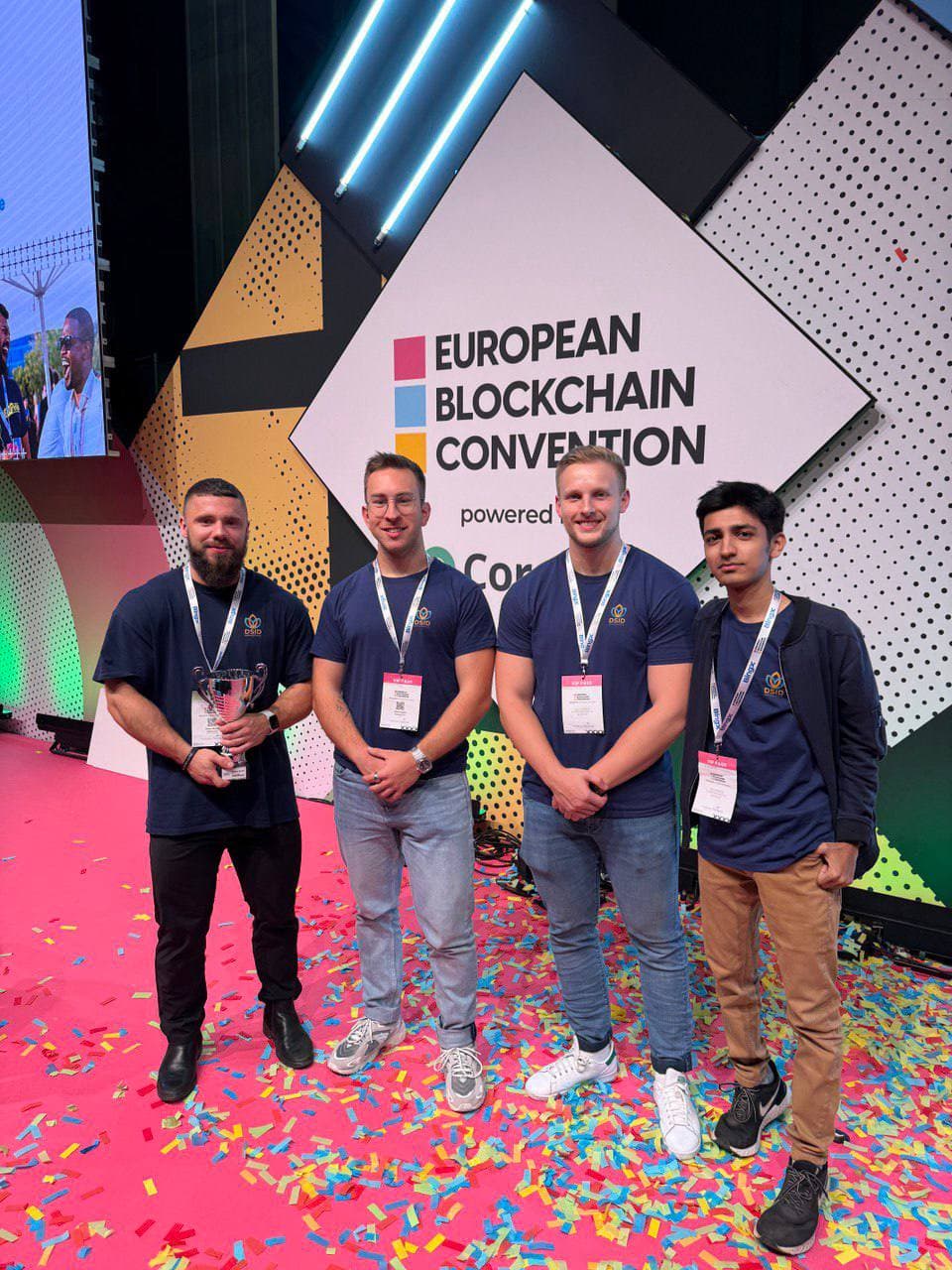 DSID Stand at the European Blockchain Convention